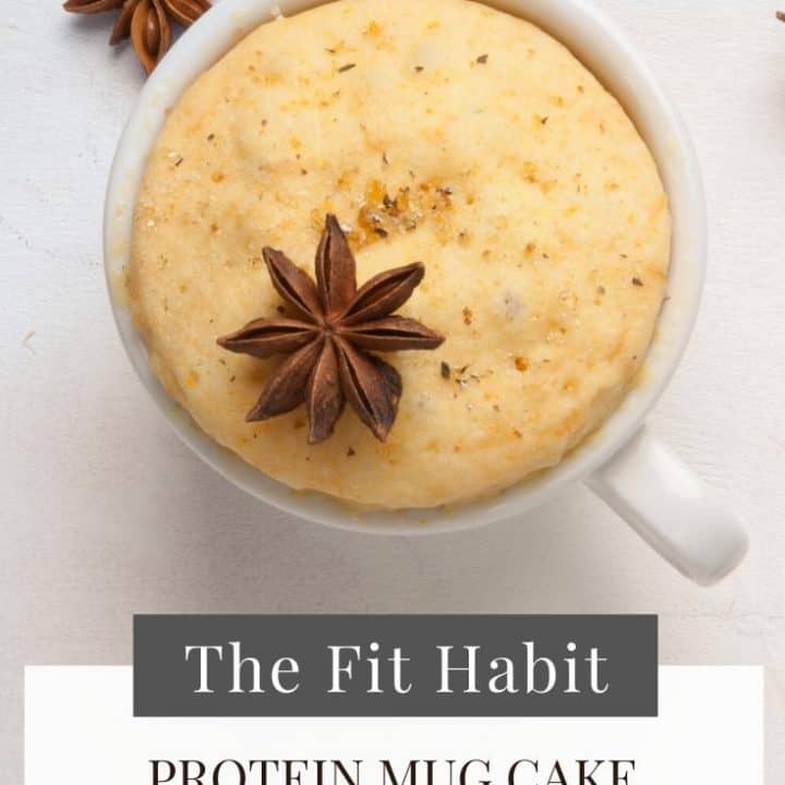 1-minute Whey Protein Mug Cake (No Flour!) - Coach Sofia Fitness