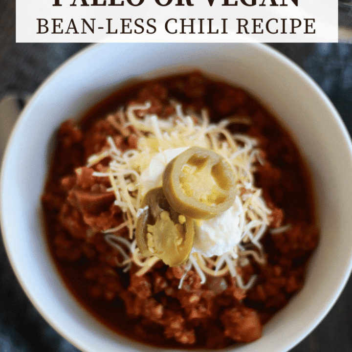 Slow Cooker Beanless Chili Low Carb, Paleo or Vegan The Fit Habit